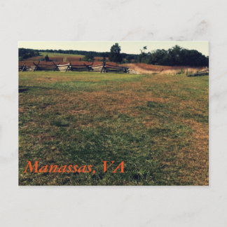 Manassas, VA Postcard