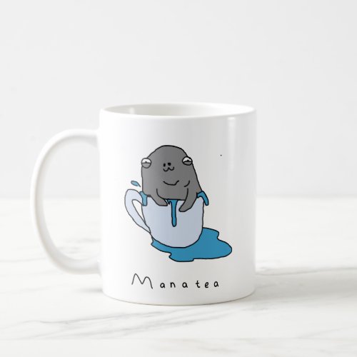 Manatea  Funny Comic Tea Mug