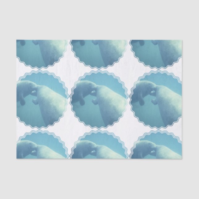 manatee-9 tissue paper (Front)