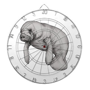 manatee art dart board