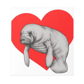 manatee art notepad