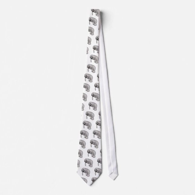 manatee art tie (Front)