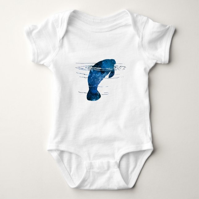 Manatee Baby Bodysuit (Front)