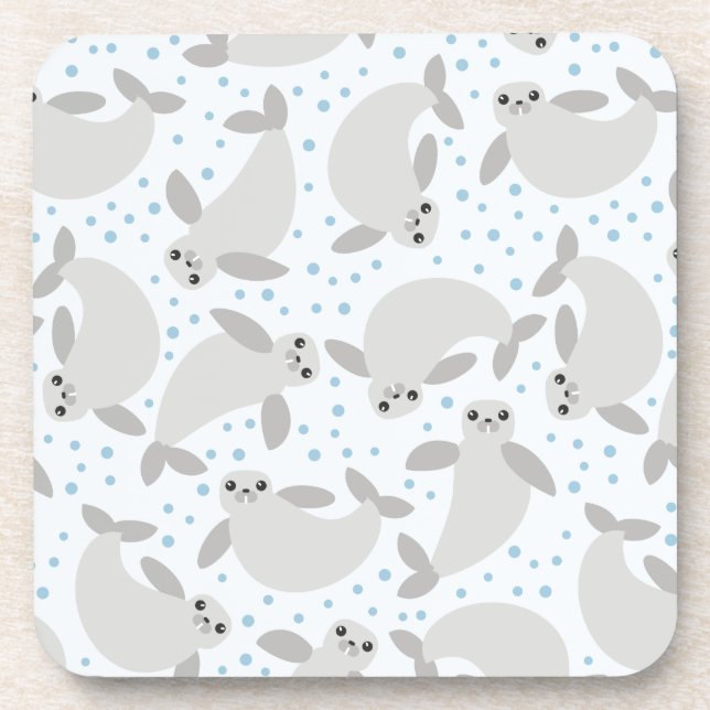 manatee beverage coaster (Front)