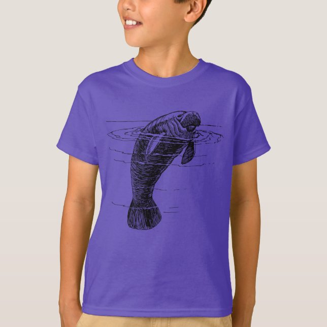 Manatee boys T-Shirt (Front)