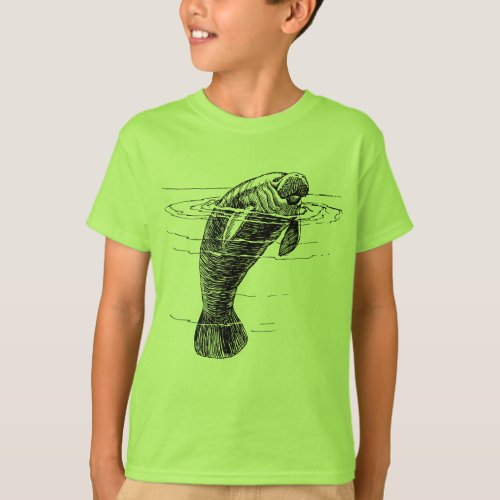 Manatee boys t shirt