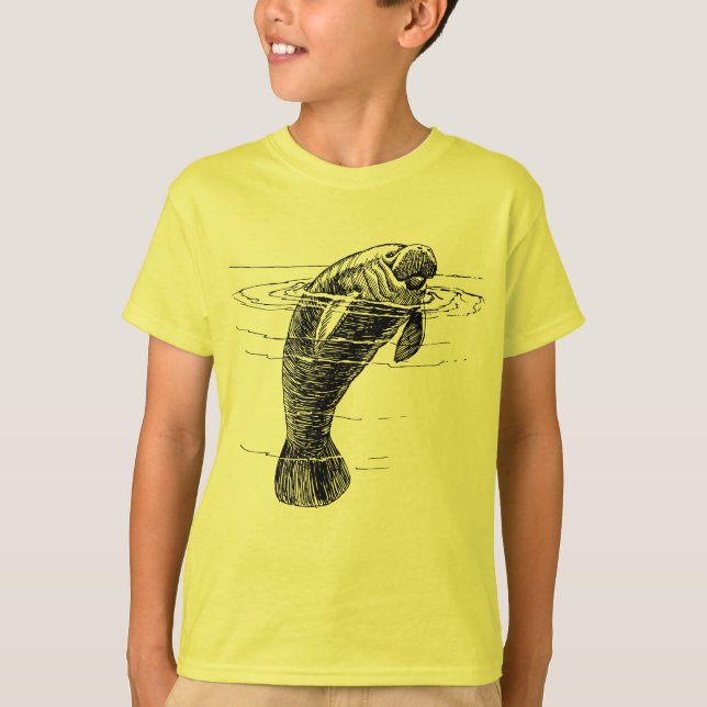 Manatee boys t shirt (Front)