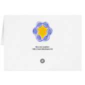 Manatee card (Back Horizontal)