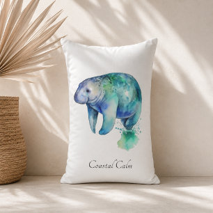 Manatee Cove Coastal Sofa Accent Lumbar Pillow
