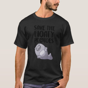 Manatee Designs For Men Women Floaty Potato Sea Co T-Shirt