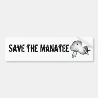 Manatee-EB01 Bumper Sticker