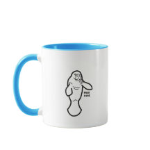 Manatee Free Hugs Mug