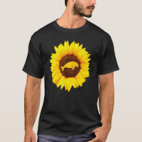 Manatee Gift For Women Men Dugong Calf Sunflower L