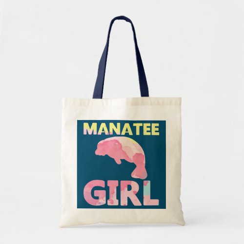 Manatee Girl Manatee Love Save the Manatees Tote Bag