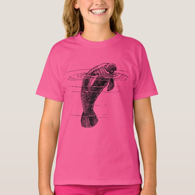 Manatee girls shirt (Front)