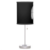Manatee icon character toon illustration table lamp (Left)