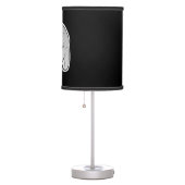Manatee icon character toon illustration table lamp (Right)