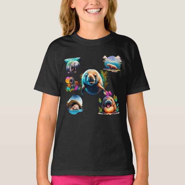 Manatee Kids T-Shirt (Front)