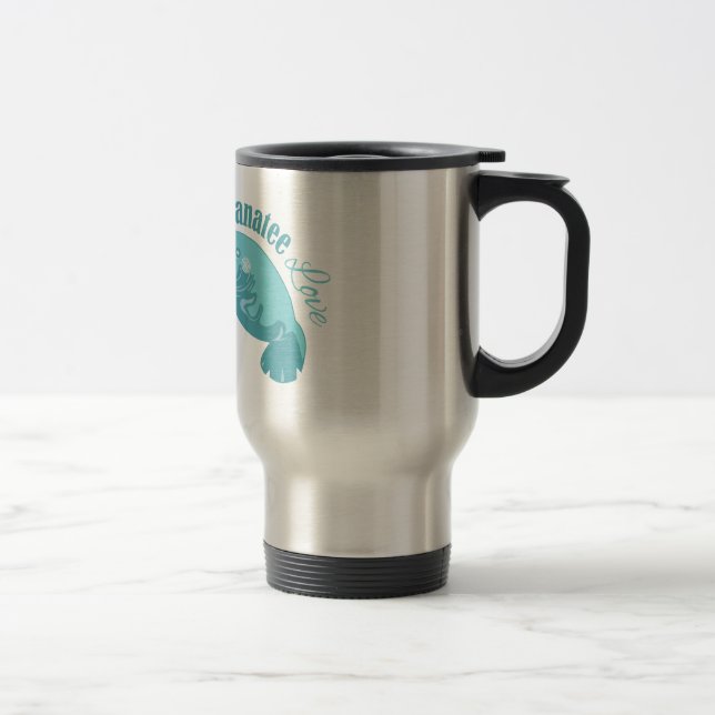 Manatee Love Travel Mug (Right)