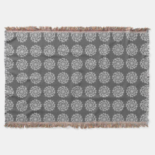 Manatee Mandala Throw Blanket