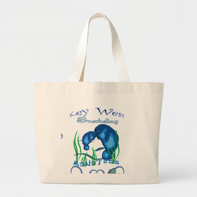 Manatee mom and baby bag (Front)