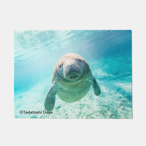 manatee photo doormat