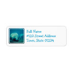 Manatee Photo Mailing Label