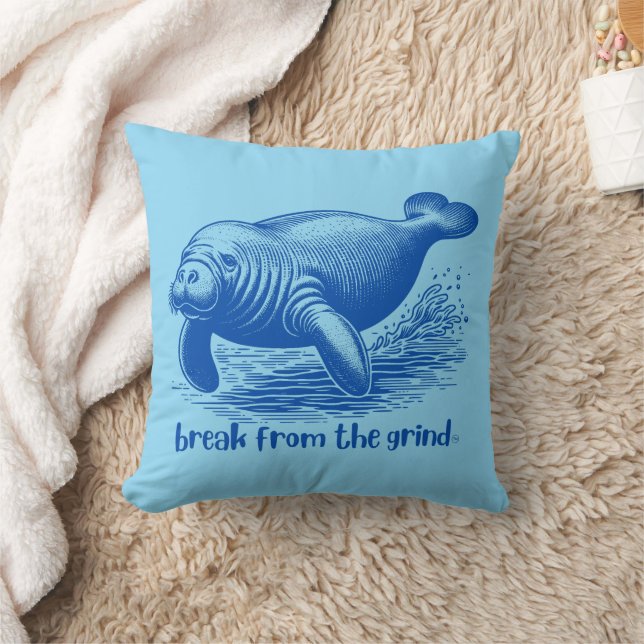 Manatee Pillow (Blanket)