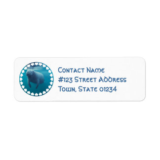 Manatee Return Address Label