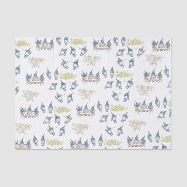 Manatee Series: Birthday Tissue Paper (Front)