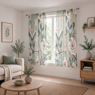 Manatee Sheer Curtains