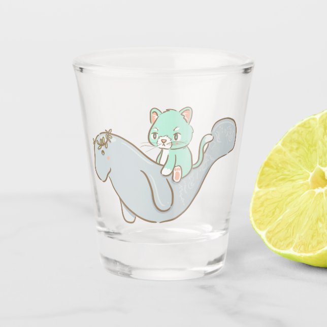 Manatee Shot Glass (Front)