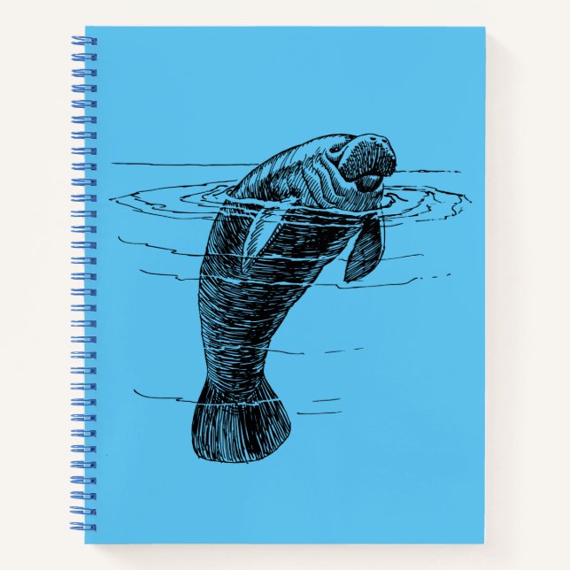Manatee spiral notebook (Front)
