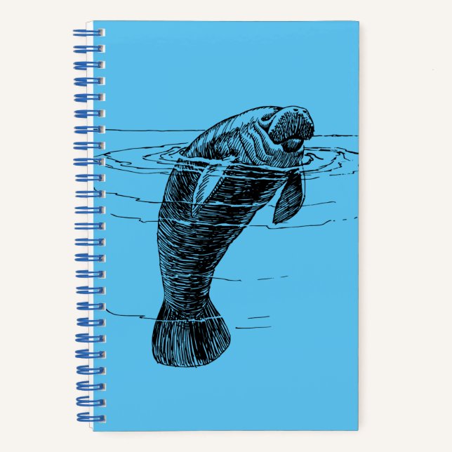 Manatee spiral notebook (Front)