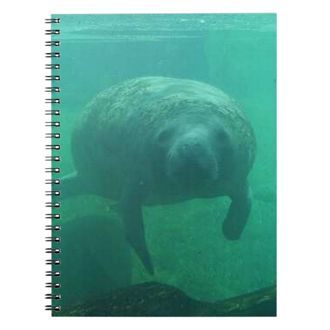 Manatee Spiral Photo Notebook (Front)