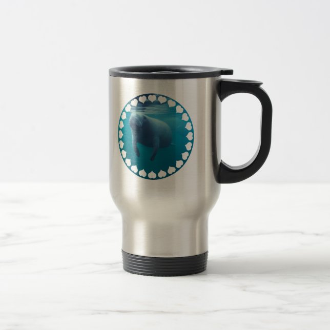 Manatee Stainless Travel Mug (Right)