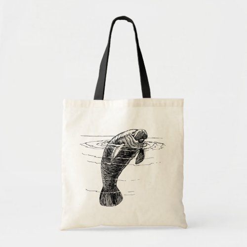 Manatee  tote bag