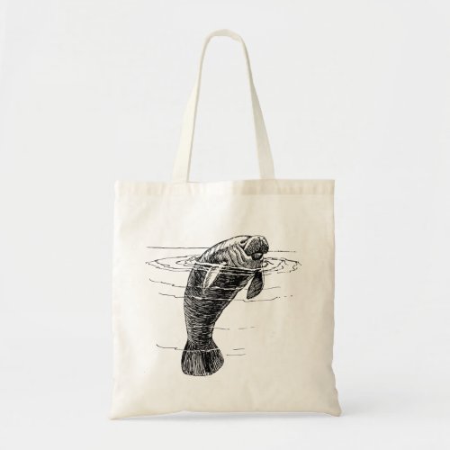 Manatee  tote bag