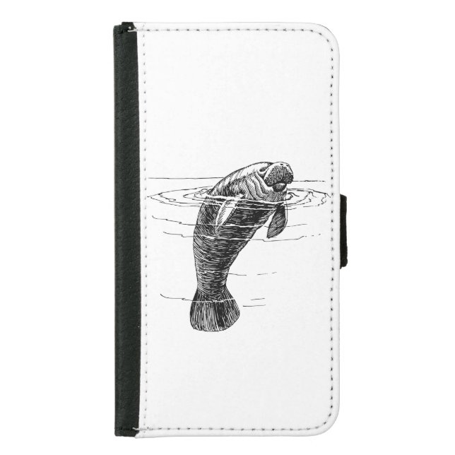 Manatee  wallet case (Front)
