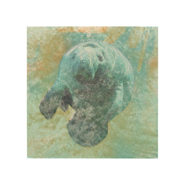 Manatee Wooden Wall Art (Front)