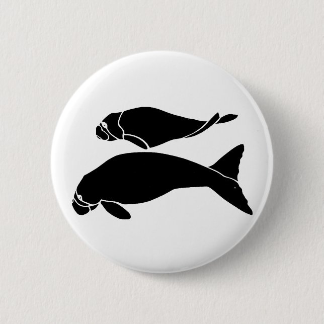 Manatees Button (Front)