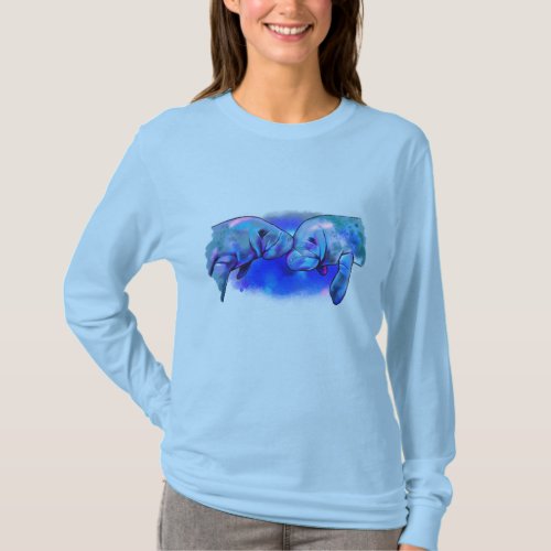 Manatees in Colors with Love T_Shirt