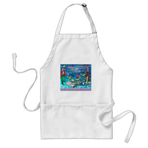 Manatees Inhumanatee Funny Tees Mugs Cards Etc Adult Apron
