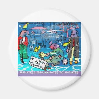 Manatees Inhumanatee Funny Tees Mugs Cards Etc Magnet