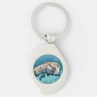 Manatees Keychain