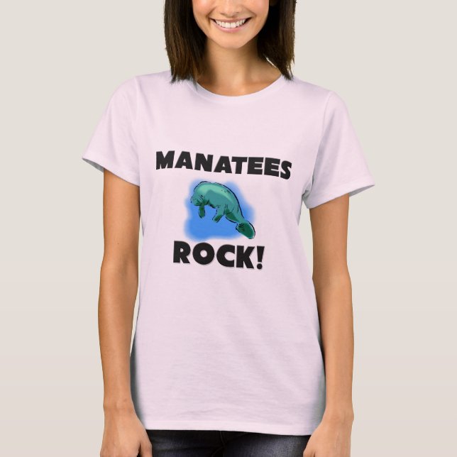 Manatees Rock T-Shirt (Front)