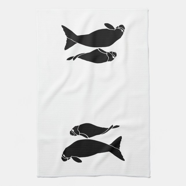 Manatees Towel (Vertical)