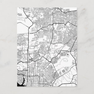 Manaus Brazil Map Postcard