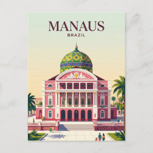 Manaus Brazil Postcard
