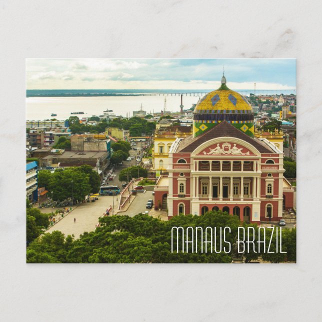 Manaus Brazil postcard (Front)